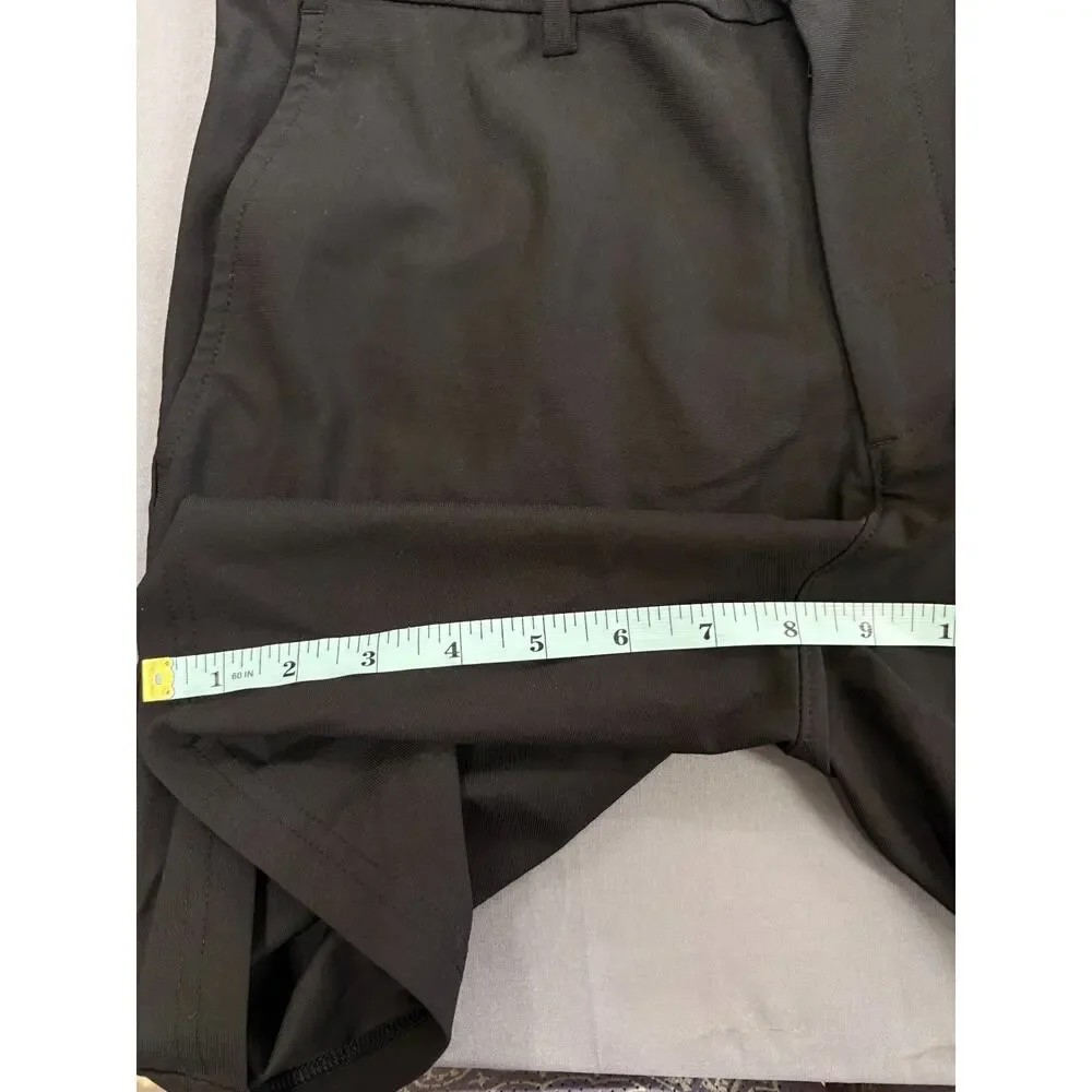 All in Motion Golf Shorts Boys 12 Black Adjustable Waist UPF Protection Stretch